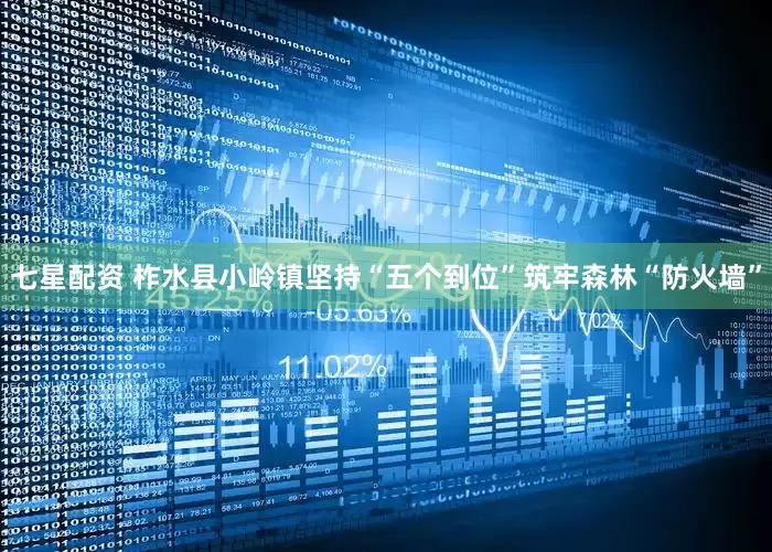 七星配资 柞水县小岭镇坚持“五个到位”筑牢森林“防火墙”